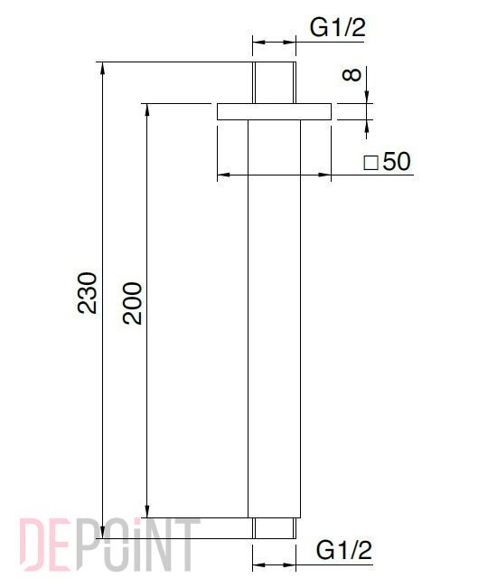ЧертежHansgrohe PuraVida (15597000)