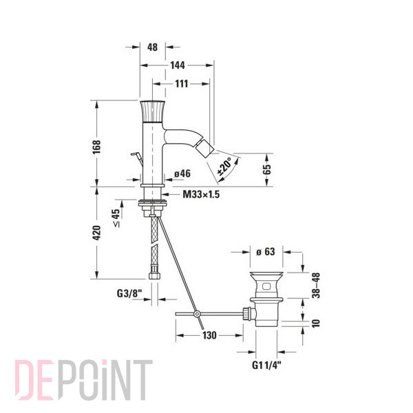 ЧертежGrohe Essence (32935000)