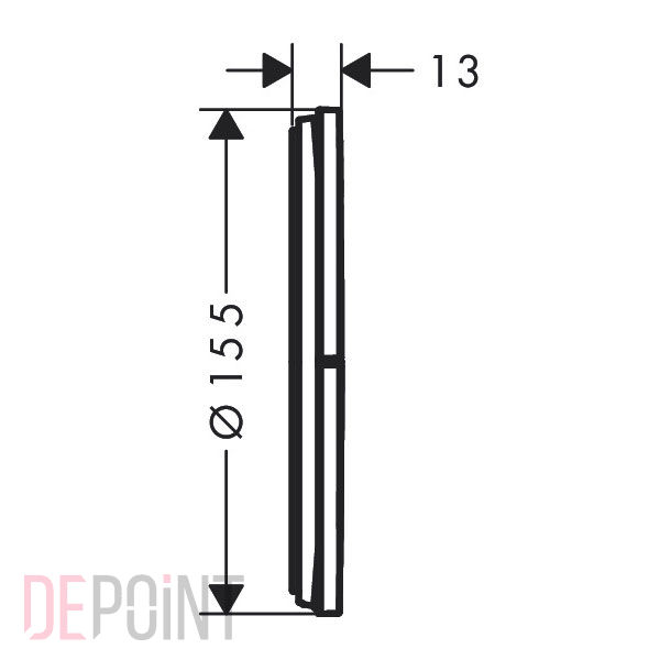 Креслення Hansgrohe ShowerSelect (15764000)