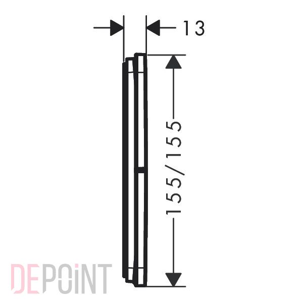 Креслення Hansgrohe ShowerSelect (15764000)