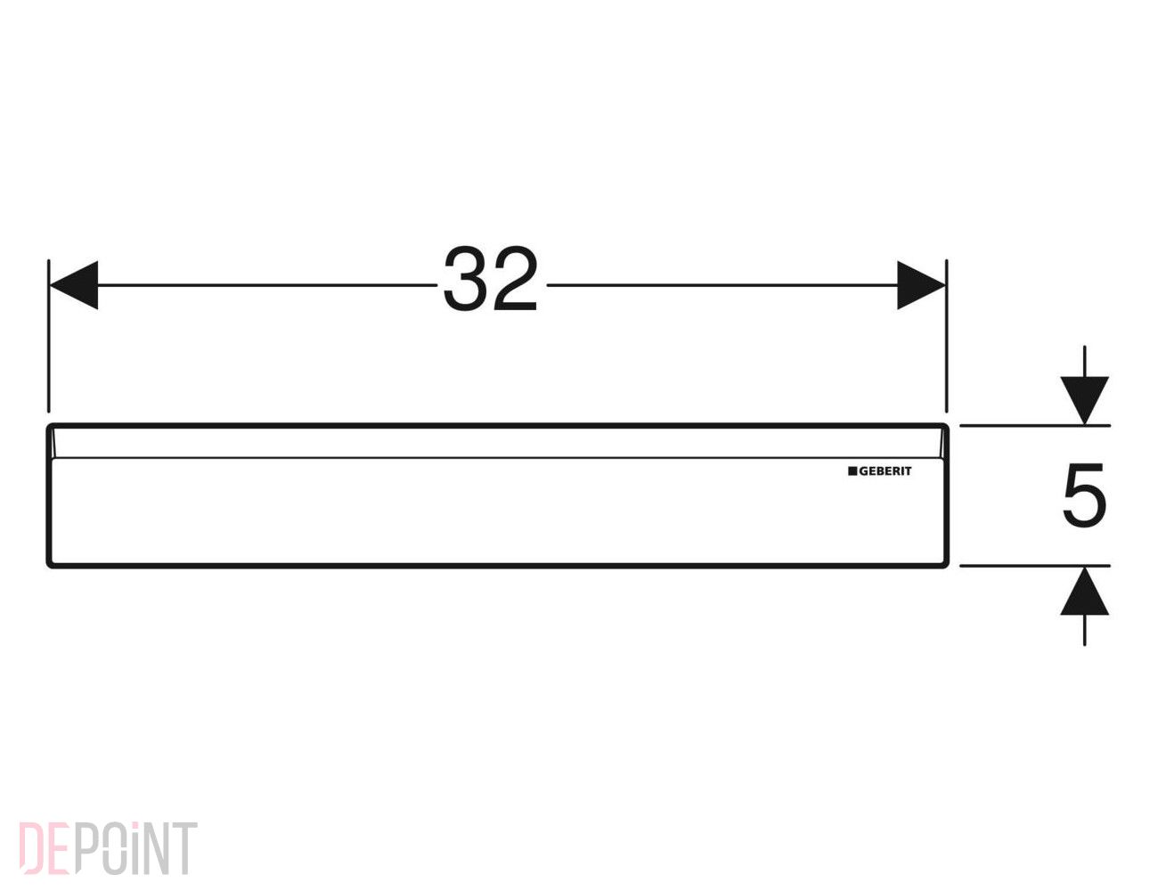 Креслення Geberit (154.336.FW.1)