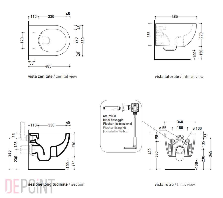 КресленняVilleroy&Boch Omnia Architectura (5684H101)